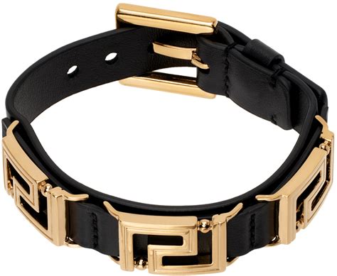 versus versace black embellished belt bag|versace leather bracelet.